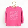 Cozy Season Coquette Icons - Toddler Long Sleeve Graphic Tee and Youth Long Sleeve Graphic T-Shirt - 2 of 3