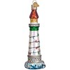Old World Christmas Glass Blown Ornament, Holiday Lighthouse - 3 of 4