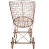 Storied Home Metal Rolling Laundry Cart with Rack - 4 of 4