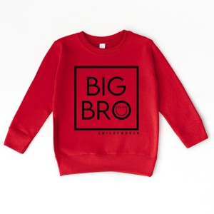 The Juniper Shop SmileyWorld Big Bro Square Toddler Sweatshirt - 1 of 4