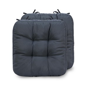 DSVIMOY Support Cushion Comfortable Design with Non Slip Bottom for Modern Living Spaces, Black, 16.5"*16.5"*3.5" - 1 of 4