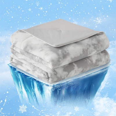 Cozy Bliss Cooling Comforter for Hot Sleepers Soft Breathable Cooling Blanket