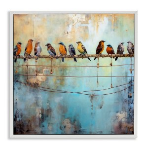 Stupell Industries Abstract Perched Birds, 17" x 17" - 1 of 4