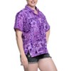 LA LEELA Hawaiian Shirts Womens Floral Summer Beach Blouses Short Sleeve Tropical Vacation Casual Tops Tee Shirts Tank Top Women - 3 of 4