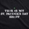 This is My Saint Patricks Day T Shirt Funny Saint Patricks Day Hilarious Tee - Crazy Dog Men's T Shirt - 2 of 4