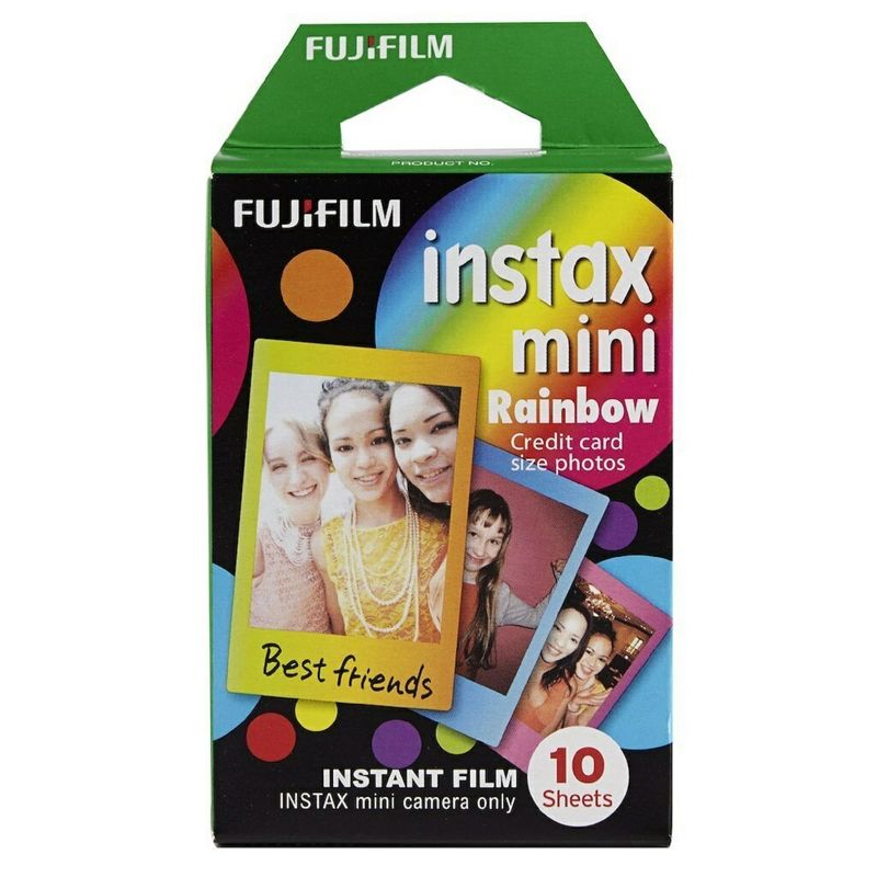 Fujifilm Instax Mini Instant Rainbow Film (10-Pack) with Cleaning Cloth, 3 of 4