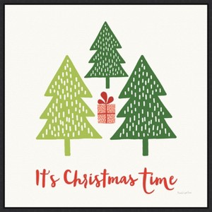 Amanti Art Merry Everything IV Script by Mercedes Lopez Charro Canvas Wall Art Print Framed 22-in. x 22-in. - 1 of 4