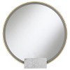 Coaster Home Furnishings Jocelyn Round Table Top LED Vanity Mirror White Marble Base, Gold - 4 of 4