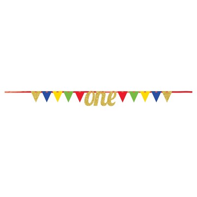  1st Birthday Pennant Banner 