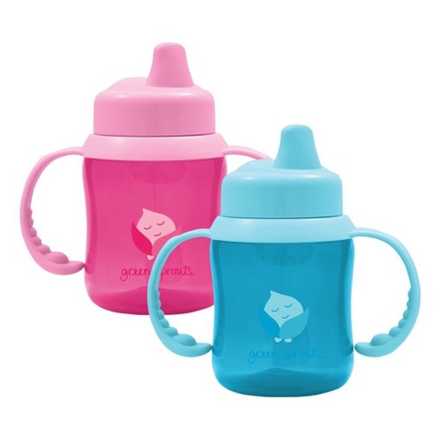 Silicone Baby Cup - Toddler Training Cup - Open Cup for Baby Led Weaning 2  Pack of No