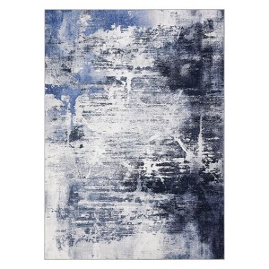Area Rug, Ultra-Soft Washable Rug for Living Room, Dinner Room, Bedroom, Non-Slip Modern Abstract Rug - 1 of 4