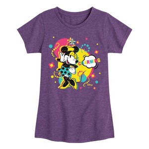 Girls' - Disney - Minnie Charm Fitted Short Sleeve Graphic T-Shirt - 1 of 4