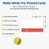 Avery Business Cards, 2" x 3.5", Gold-Red Gift, Matte, 80ct - 2 of 4