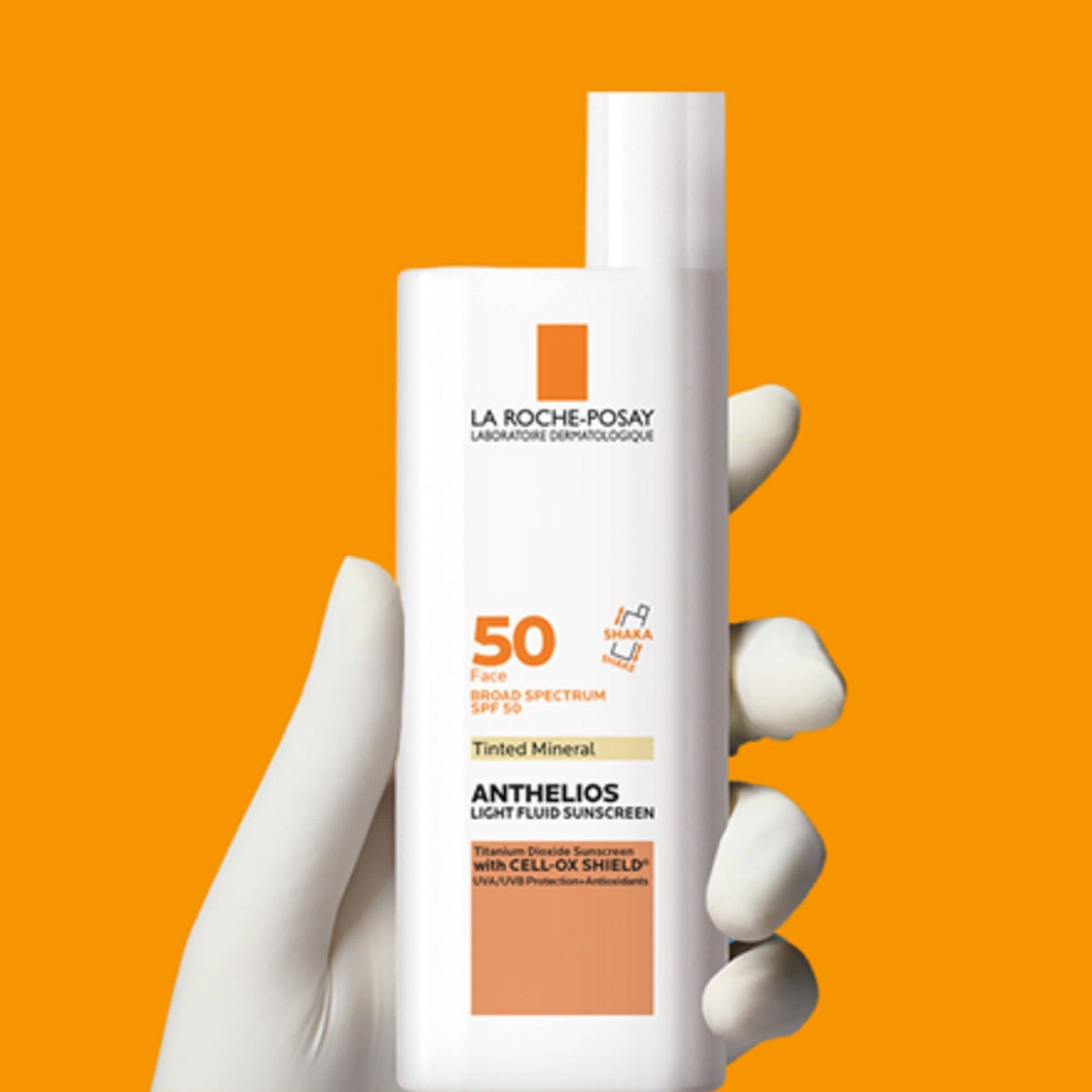 Тонированный минеральный флюид La Roche Posay Anthelios SPF 50, дорожный формат, 1.7 fl oz — фото 8