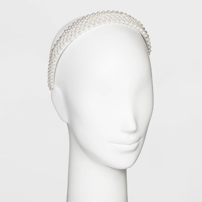 SUGARFIX by BaubleBar Modern Pearl Headband - Pearl