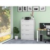 Mlezan Drawer Lateral File Cabinet: Lockable Metal Storage for Letter/Legal/F4/A4 Files.Large Deep Drawers,Ideal for Home or Office Use. - 2 of 4
