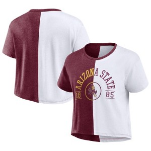 NCAA Arizona State Sun Devils Women's Split T-Shirt - 1 of 3