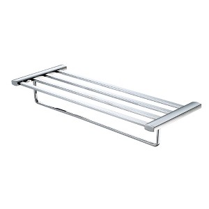 ALFI AB9539-PC Polished Chrome 24 inch Towel Bar & Shelf Bathroom Accessory - 1 of 4