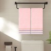 Unique Bargains Colorful Striped Pattern Comfort Quick-Drying Hand Towel 4 Pcs 13" x 30" - 2 of 4