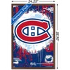 Trends International NHL Montreal Canadiens - Maximalist Logo 23 Framed Wall Poster Prints - 3 of 4