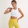 Anna-Kaci Active Women's Sports Bra with Double Strap Detail and Wide Hem Band for Medium Support - 4 of 4