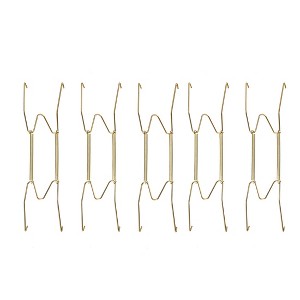 Unique Bargains Zinc Plated Hanger Invisible Wall Decorative Hooks with Tip Protectors 5 Pcs - 1 of 3