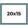 PosterPalooza | Simple Blue Picture Frame - UV Acrylic, Backing Board, Hanging Hardware Included - 2 of 4