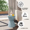 LeisureMod Boyd Side Table With Storage - 2 of 4