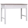 vidaXL Writing Desk Brown 43.3 in.x17.7 in.x29.9 in. Wood - 4 of 4