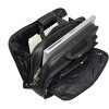Amerileather Black Leather Laptop Softside Briefcase (#48) - 2 of 4