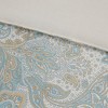 LIVN CO. 5-Piece Paisley Print Cotton Sateen Comforter Set - 3 of 4