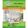 Larissa Veronica Kiwi Jalapeno Costa Rica Decaf Coffee (Gourmet, Naturally Flavored, Whole Coffee Beans) (8 oz, ZIN: 570862) - 2 of 4
