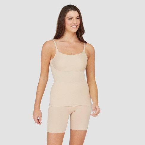 Assets By Spanx Women's Thintuition High-waist Shaping Thigh Slimmer -  Beige 1x : Target