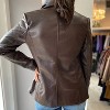 Women's Helen Blazer Unreal Leather With Removable Denim Insert - BLUE REVIVAL - 2 of 4