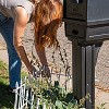 Sunnydaze Outdoor Lawn and Garden Metal Roman Style Decorative Border Fence Panel Set - 2 of 4