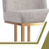 Dovelina Modern Linen Upholstered Barstool Set of 2 - 4 of 4