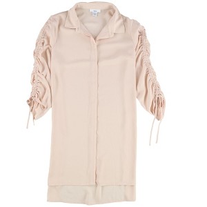 bar III Womens Ruched Tunic Blouse - 1 of 3