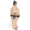 Joyfy Inflatable Sumo Wrestler Costume for Adults – Hilarious Air Blow-Up Full-Body Suit, Funny Party Costume for Halloween & Events - 4 of 4