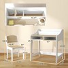 Yinvani Kids Desk and Chair Set with Storage and Shelves, for Bedroom & Study Room, Gift for 3-8 Years Old - 4 of 4