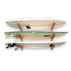 StoreYourBoard TidyTimber Surfboard Storage Wood Rack | Holds 3 Surfboards - 4 of 4