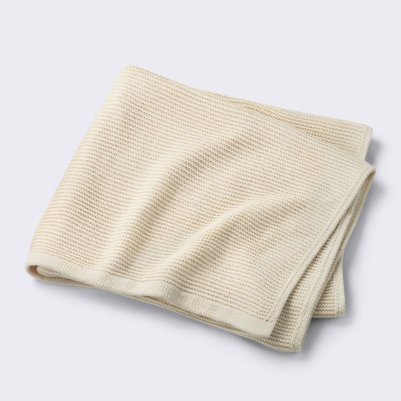 Knit Baby Blanket - Cream - Cloud Island&#8482;, 1 of 7