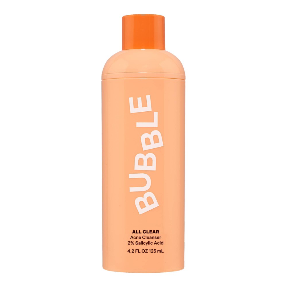 Bubble Skincare All Clear Anti Breakout Cleanser - 4.2 fl oz: Paraben-Free, Gluten-Free, Gel, Normal Skin