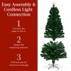 Best Choice Products Pre-Lit Fiber Optic Artificial Pine Christmas Tree w/ Multicolored LED Lights, 8 Sequences - 4 of 4