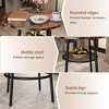 NicBex Bar Table and Chairs Set for 2 Modern 3 Piece Counter Height Table & 2 Bar Chairs for Small Space,Dining Room - 3 of 4