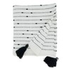 Saro Lifestyle Striped Tassel Throw, 50x60 inches, Multicolored - 2 of 4