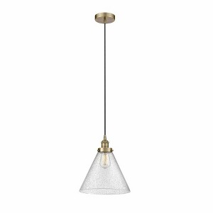 Cone - 1 Light Mini Pendant In Industrial Style-14.75 Inches Tall and 12 Inches Wide - 1 of 1