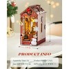 ROBOTIME 3D Puzzles DIY Miniature Dolls House Kit Wooden Puzzle, Book Shelf Decoration, Unique Holiday Gifts, Multicolored, 8.58"*5.35"*9.72" - 3 of 4