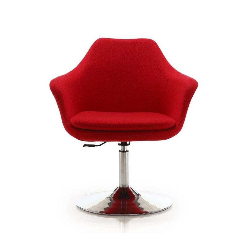 Kinsey Wool Blend Adjustable Height Swivel Accent Chair - Manhattan Comfort, 3 of 6