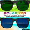 grinderPUNCH XL Polarized Oversized Sunglasses  Lightweight Men's Big Wide Head UV Protection for Sports, Driving, Fishing  Large Face Fit (Matte) - 4 of 4