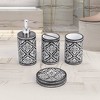 4pc Poliresin Arabesco Bathroom Accessory Set - Kralix - 3 of 4